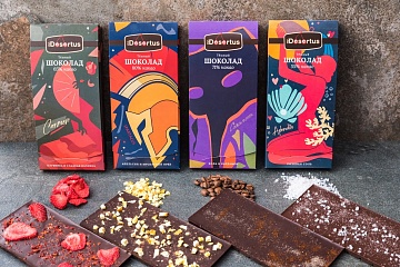 Серия шоколада с повышеным содержанием какао